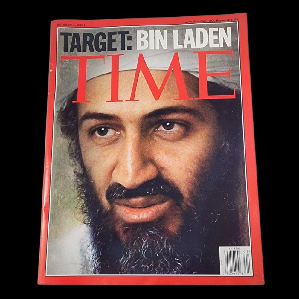 Time Magazine October 1 2001 Target Osama Bin Laden Terrorism 911 Historic Issue